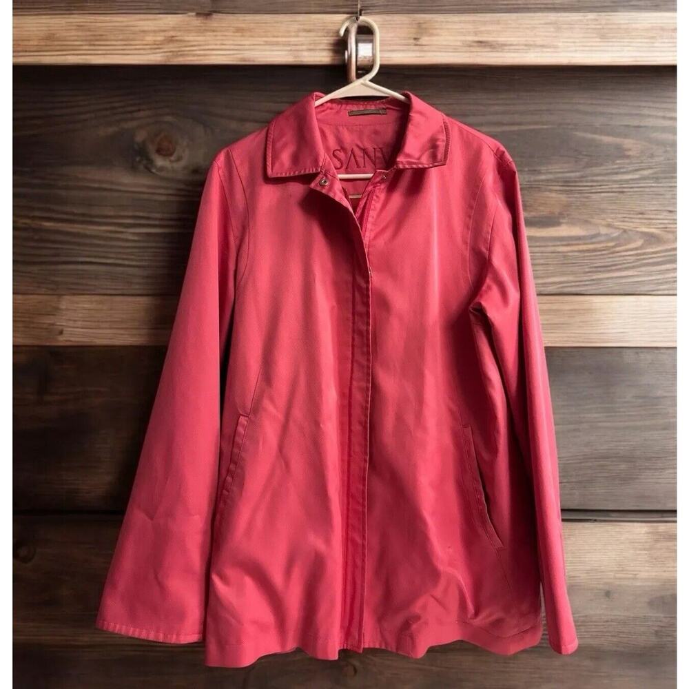 SANYO Womens Size S Fantasia Hot‎ Pink jacket Windbreaker Coat